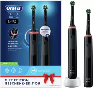 Комплект зубных щеток Braun Oral-B Pro 3 3900 Duo Cross Action D505.523.3H фото