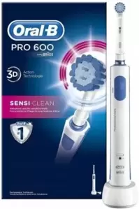 Электрическая зубная щетка Braun Oral-B Pro 600 Sensi Clean D16.513.1 фото