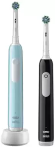 Комплект зубных щеток Braun Oral-B Pro Series 1 D305.523.3H (2 шт, черный/бирюзовый) фото