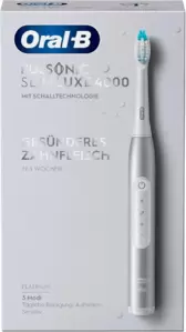 Электрическая зубная щетка Braun Oral-B Pulsonic Slim Luxe 4000 (серебристый)  фото