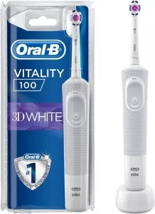 Электрическая зубнaя щеткa Braun Oral-B Vitality 100 3D White D100.413.1 Белый фото