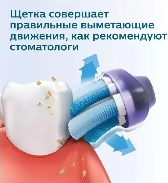 Электрическая зубная щетка Braun Oral-B Vitality D100 Starterkit + 2 насадки (серый) фото
