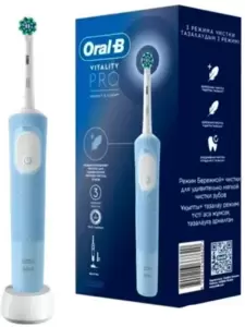 Электрическая зубная щетка Braun Oral-B Vitality Pro D103.413.3 Cross Action Protect X Clean Vapor фото