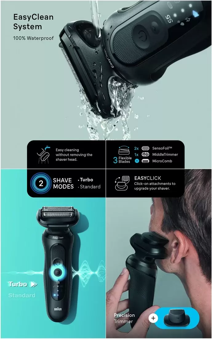 Электробритва Braun Series 5 52-B7000cc фото 3