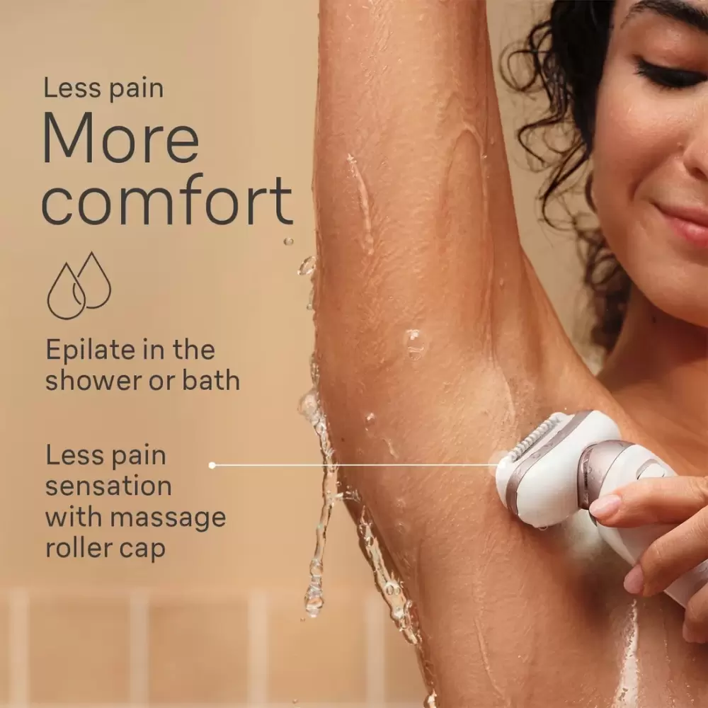 Эпилятор Braun Silk-epil 9 Flex 9-030 3D Wet & Dry фото 5