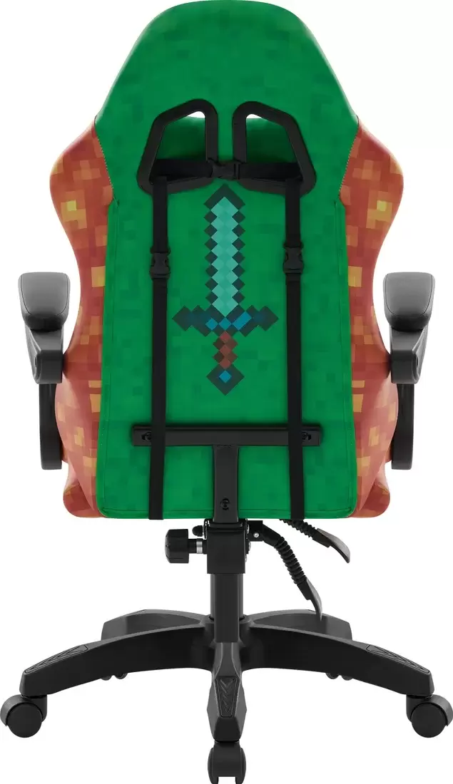 Игровое кресло Defender Legas (зелёный/оранжевый) фото 2