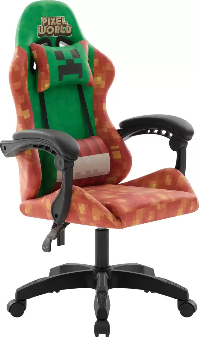 Игровое кресло Defender Legas (зелёный/оранжевый) фото 3
