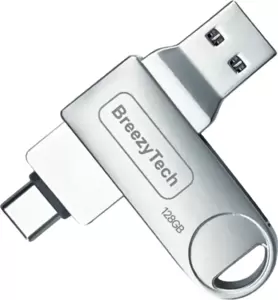 USB Flash BreezyTech OTG120 128GB (металлик)