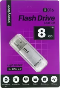 BreezyTech U016 8GB (серебристый)