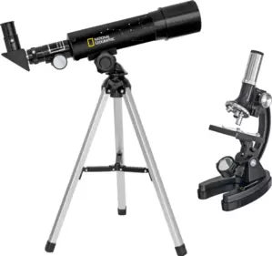 Детский микроскоп, телескоп Bresser National Geographic 50/360 и 300x-1200x 31310