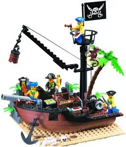 Конструктор Brick 306 Пиратский корабль фото
