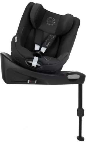 Детское автокресло Cybex Sirona Gi i-Size (с базой, moon black plus) фото 3