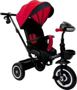Детский велосипед Bubago Dragon BG 161-2 (черный/красный) фото