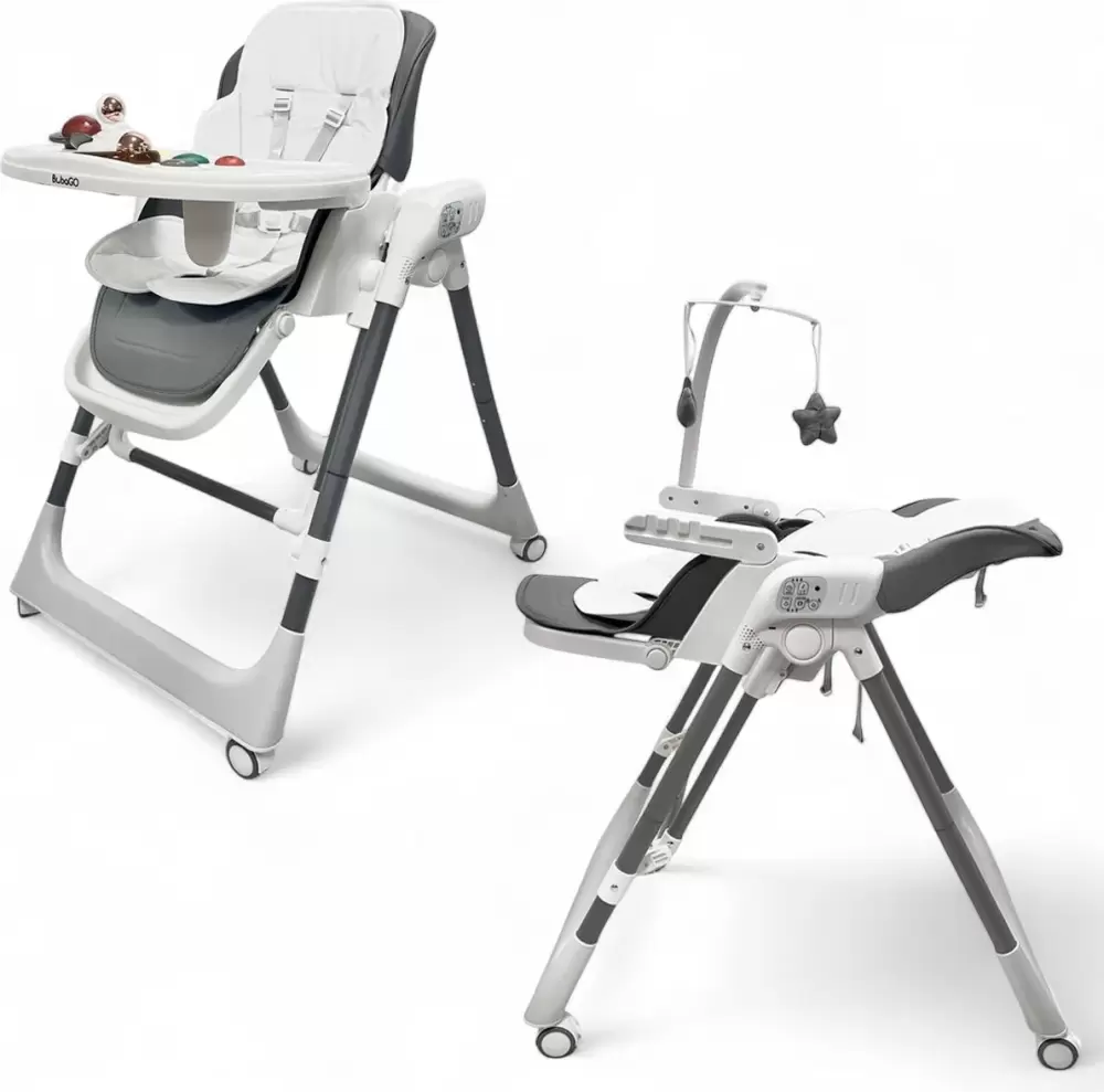 Стульчик для кормления Bubago Frida BG 174-1 (серый) фото