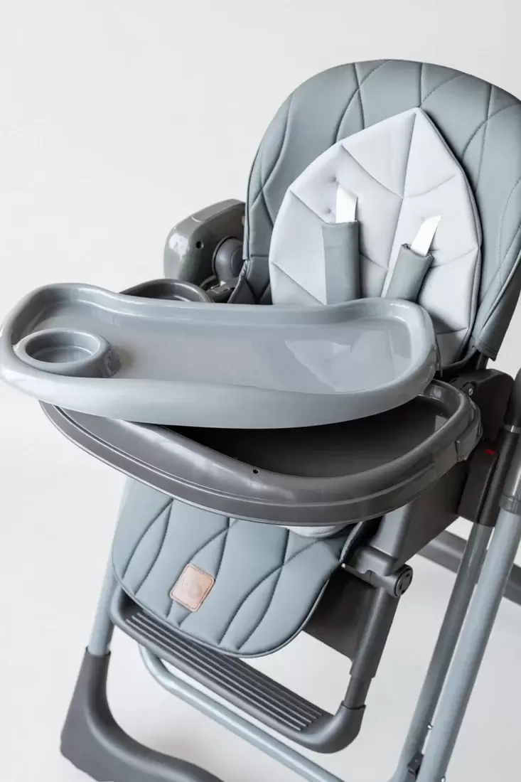 Стульчик для кормления VipBaby POLLY 4 в 1 (graphite) фото