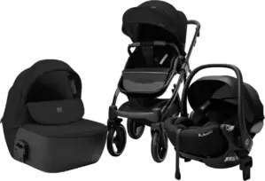 Детская универсальная коляска Bubago Savella 3 в 1 / BG 199-1 (черный) фото