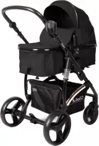 Детская универсальная коляска Bubago Zoom color 2 в 1 / BG 136-G-1 (черный) фото