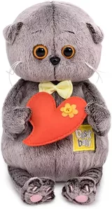 Мягкая игрушка Budi Basa Басик Baby с желтым бантиком и сердечком / BB-096 фото