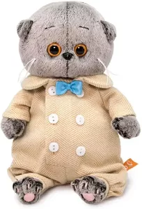 Мягкая игрушка Budi Basa Басик Baby в комбинезоне из твида / BB-091 фото