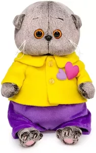 Мягкая игрушка Budi Basa Басик Baby в курточке с сердечками / BB-111 фото