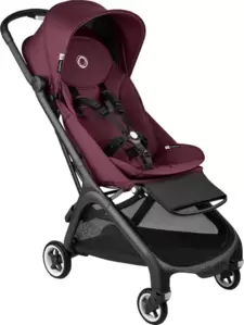 Детская прогулочная коляска Bugaboo Butterfly Complete (Black/Dark Cherry) фото