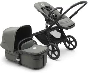 Детская универсальная коляска Bugaboo Fox 5 Complete 2 в 1 (black/green forest) фото