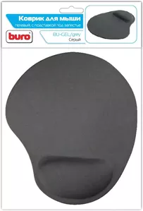 Коврик для мыши Buro BU-GEL (серый) фото