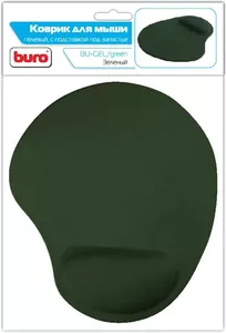 Коврик для мыши Buro BU-GEL (зеленый) фото