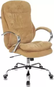 Офисное кресло Бюрократ T-9950SL Fabric (горчичный Velvet 73) фото