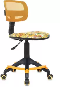 Детское компьютерное кресло Бюрократ CH-299-F (оранжевый бэнг) фото