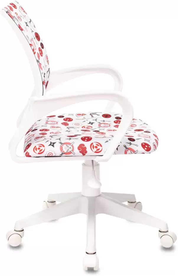 Кресло детское Бюрократ KD-W4 (белый аниме, пластик белый) фото