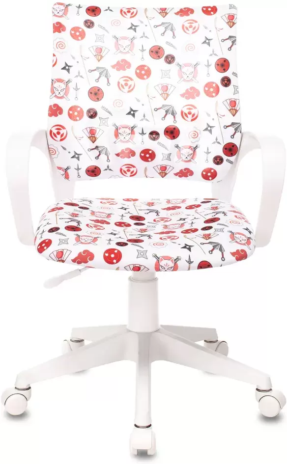 Кресло детское Бюрократ KD-W4 (белый аниме, пластик белый) фото