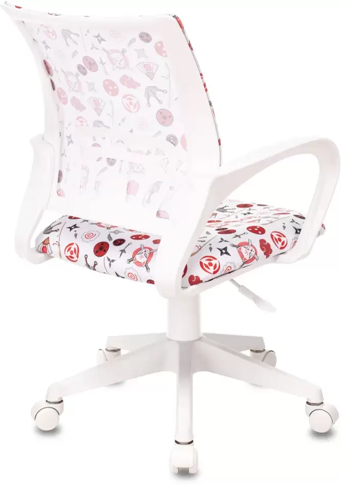 Кресло детское Бюрократ KD-W4 (белый аниме, пластик белый) фото