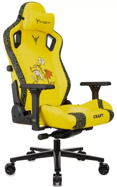 Бюрократ Knight Craft Dragon (желтый экокожа)