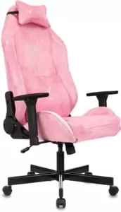 Игровое кресло Бюрократ Knight N1 Fabric (розовый Velvet 36) фото
