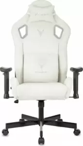 Игровое кресло Бюрократ Knight Outrider (молочный Velvet 20) фото