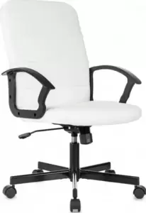 Офисное кресло Бюрократ Triest (белый, экокожа)