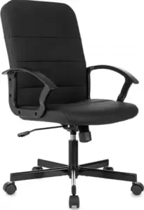 Офисное кресло Бюрократ Triest (черный, экокожа)