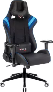 Кресло Бюрократ Viking 4 Aero Blue Edition (черный) фото