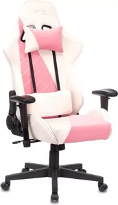 Кресло Бюрократ VIKING X Fabric (белый/розовый) фото