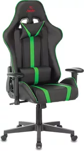 Кресло Бюрократ ViKing Zombie A4 (черный/зеленый) фото