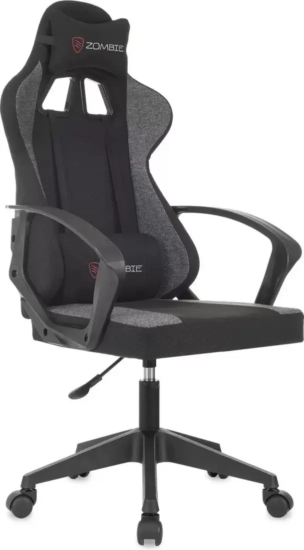 Игровое кресло Бюрократ Zombie Carry (черный/серый) фото