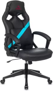 Кресло Бюрократ Zombie Driver (черный/голубой) фото