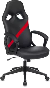 Кресло Бюрократ Zombie Driver (черный/красный) фото