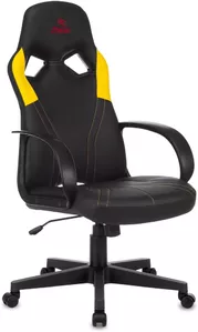 Кресло Бюрократ Zombie Runner (черный/желтый) фото