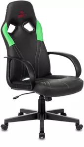 Кресло Бюрократ Zombie Runner (черный/зеленый) фото