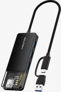 USB-хаб Cabletime CB03B (CT-HUBT3-PB) фото