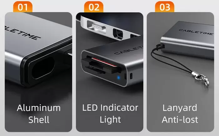 Картридер Cabletime CT-ACCD3-AG фото 2