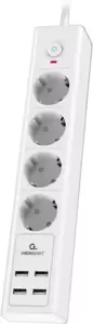 Сетевой фильтр Cablexpert Exnovo EXN-4-U4-W-2 фото