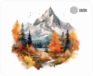 Коврик для мыши Cactus Autumn mountains 220x180x2мм (CS-MP-P10XS) фото